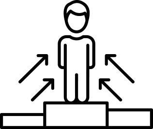 Icon: person on a podium